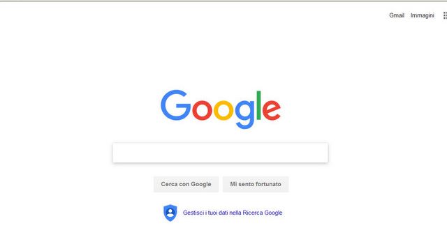 Google pagina iniziale